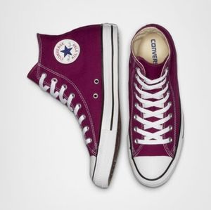 NWOT Converse Chuck Taylor All Star High Top Shoes M7/W9 Maroon